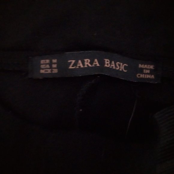 Zara Basic Black Skinny Stretch Pants/Leggings Size Medium - Picture 3 of 6